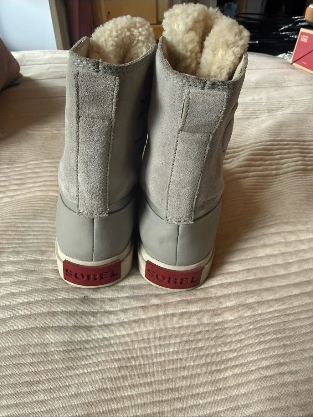 Sorel Joan Of Artic Next Lite Waterproof Snow Boots - Light Grey